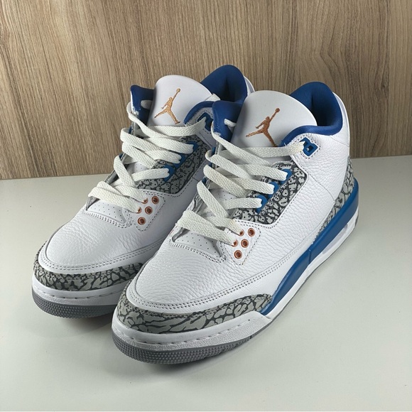 Nike Air Jordan 3 Retro Washington Wizards DM0967-148 GS Size 7Y Wmns Size 8.5 - Picture 3 of 11